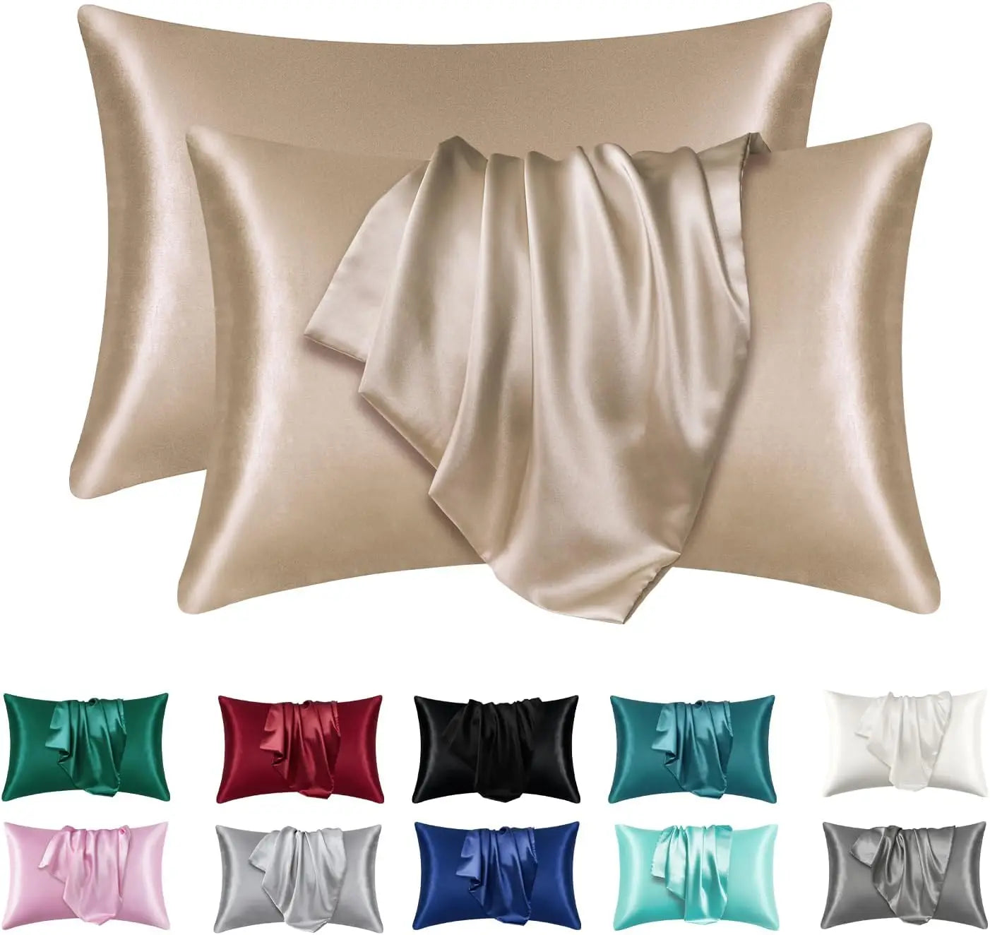 Pillowcase Silk Pillow Cover Silky Satin Hair Beauty Pillow case Comfortable Pillow Case Home Decor wholesale